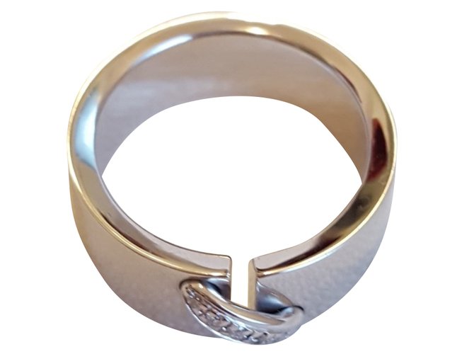 Chaumet Rings Silvery White gold  ref.53548