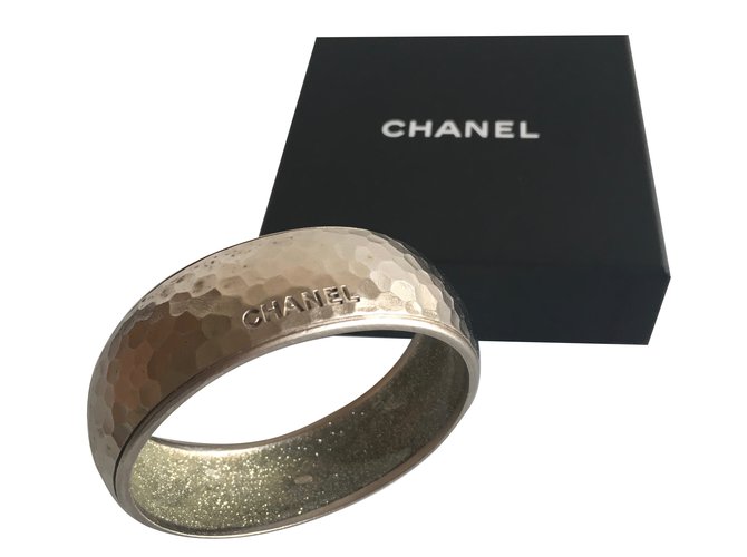 Chanel Bracciali Argento Acciaio  ref.53549