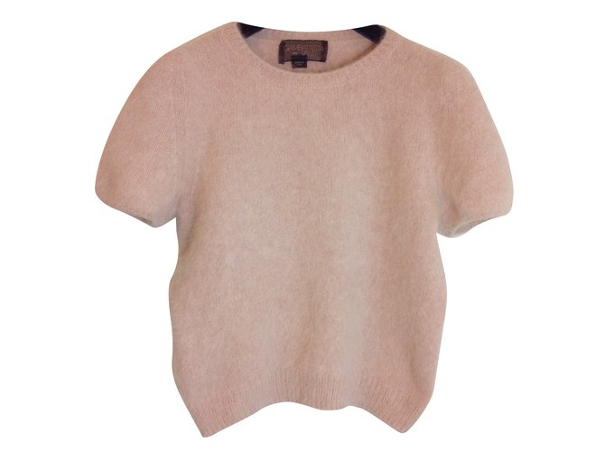 Giambattista Valli Peach pink mohair jumper Wool  ref.53590