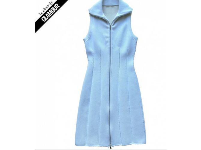 Alaïa Kleid weiß Polyamid Größe 38