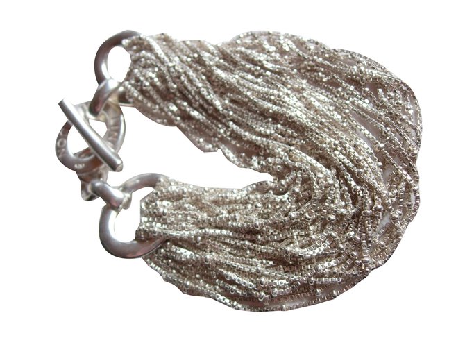 Autre Marque Bracelets Silvery Silver  ref.53696