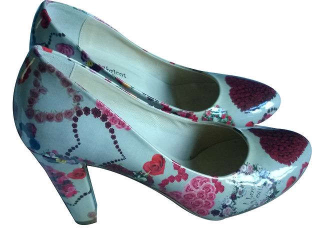Autre Marque Lackleder Pumps mehrfarbig Gr 37FR Mehrfarben