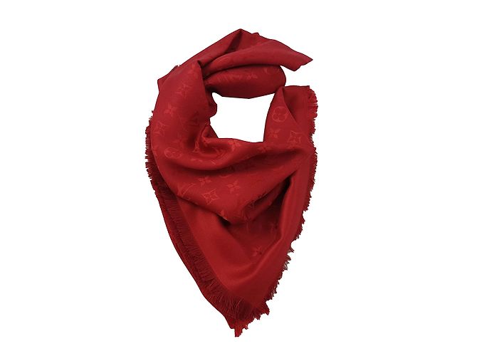 Louis Vuitton Schal-Monogramm Pomme d'Amour Rot