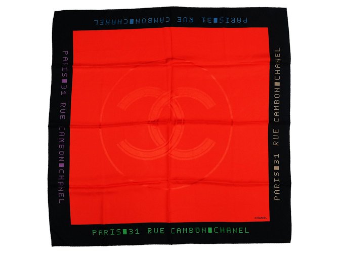 Chanel Silk scarves Multiple colors  ref.53730