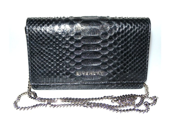 Givenchy Handtaschen Schwarz Python  ref.53766