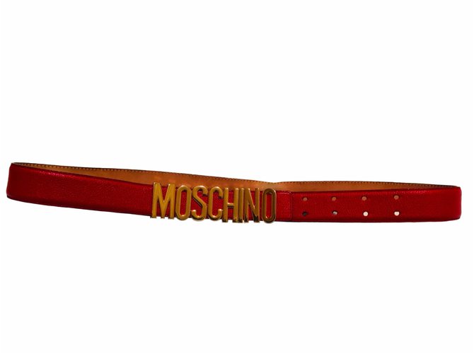 moschino letter belt