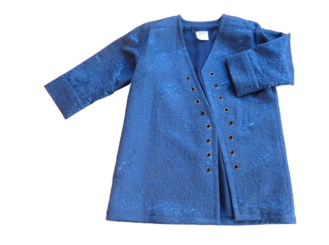 Yves Saint Laurent Vestes Coton Bleu  ref.53874