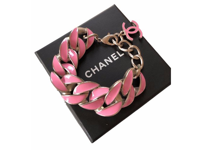 Chanel Bracciali Rosa Acciaio  ref.53932