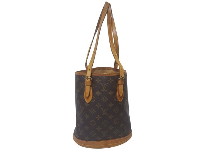 Louis Vuitton Handtaschen Braun Leder  ref.54072