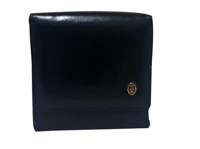 cartier black wallet