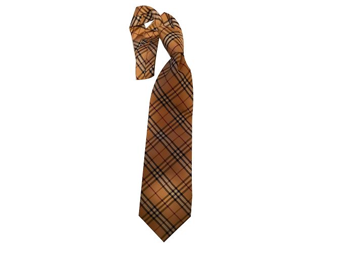 Burberry Cravatte Multicolore Seta