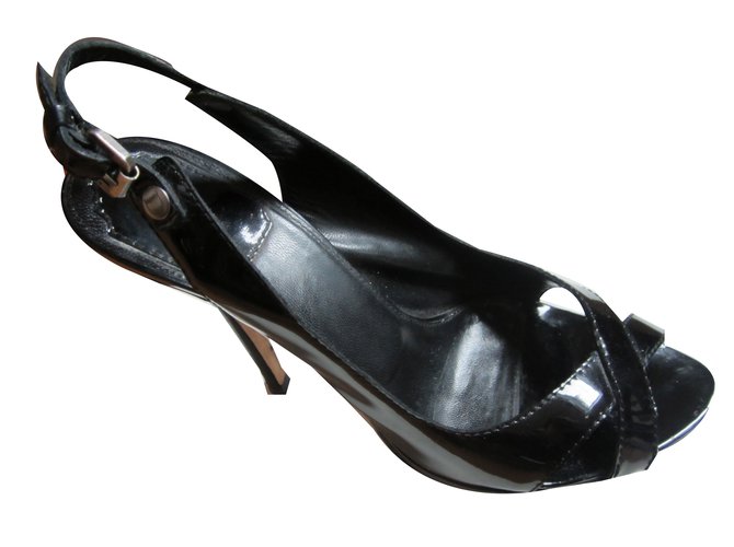 Dior sandali Nero Pelle  ref.54157