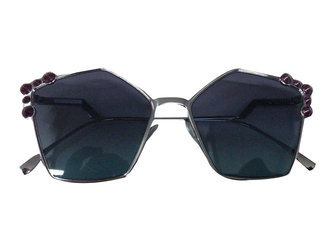 Fendi Sunglasses Silvery Metal  ref.54160