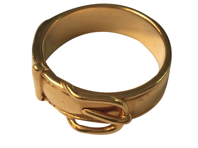 Hermès Ringe Golden Metall  ref.54251