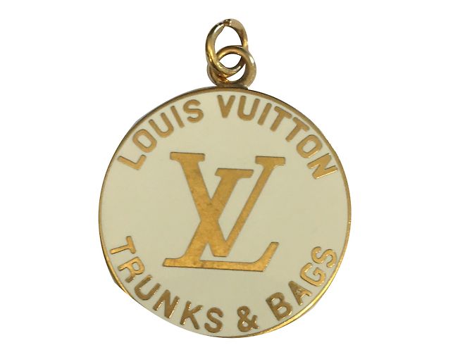 Louis Vuitton Collares pendientes Blanco