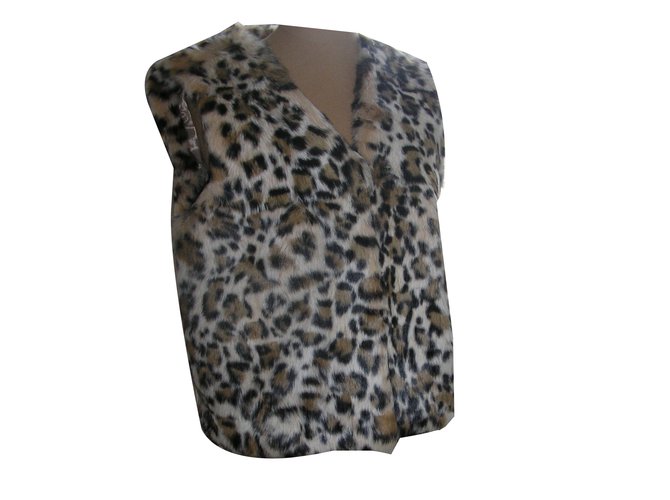 Stella Forest Jackets Leopard print Fur  ref.54274