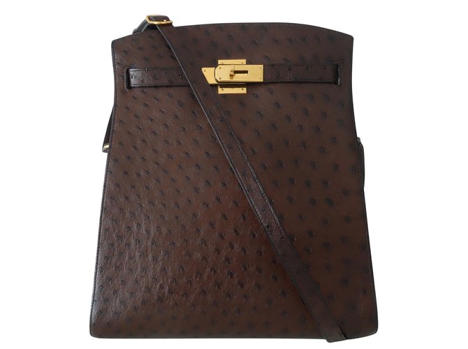 Hermès KELLY SPORT Brown Leather  ref.54307