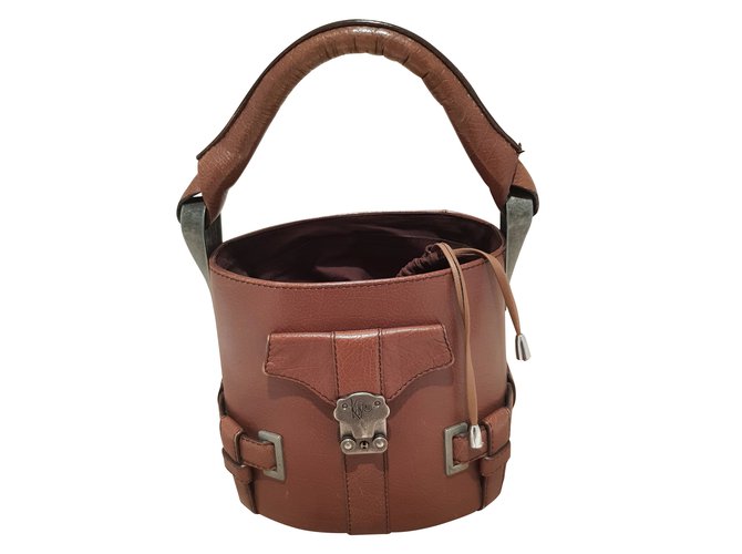 Kenzo Handbags Brown Leather  ref.54318