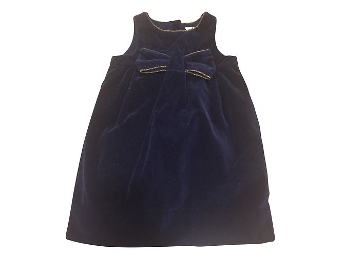 Jacadi Kleid Marineblau Racoon 86cm