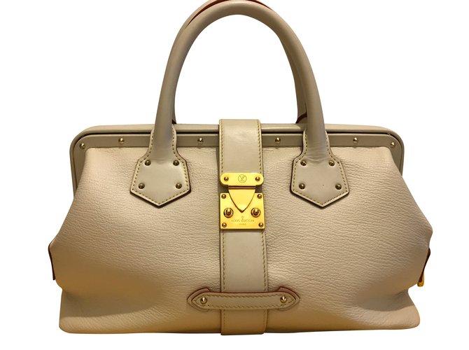 Louis Vuitton L'ingenieux PM White Leather ref.54560 - Joli Closet