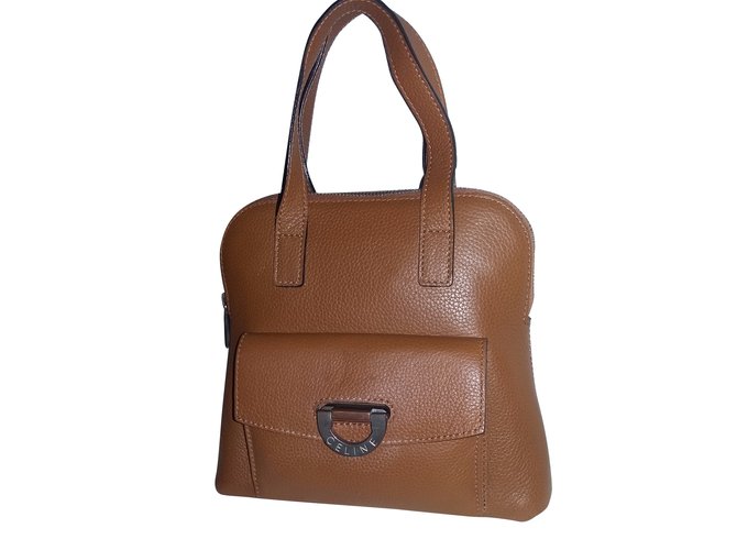 Céline Handbags Brown Leather  ref.54574