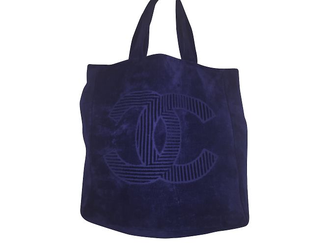 Cabas Chanel Bleu Marine