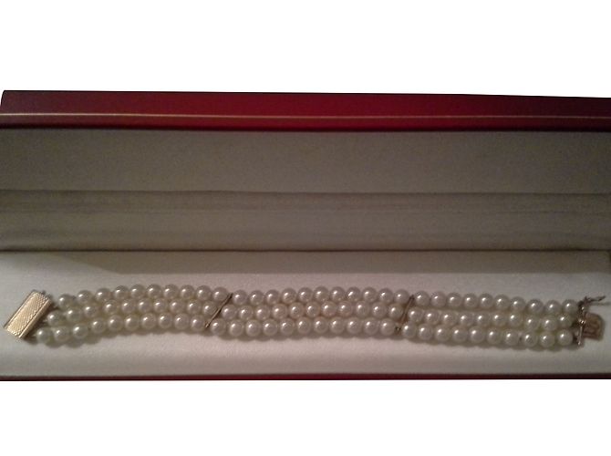 Autre Marque Joaillier NICAISE Le Marais Pulsera Blanco