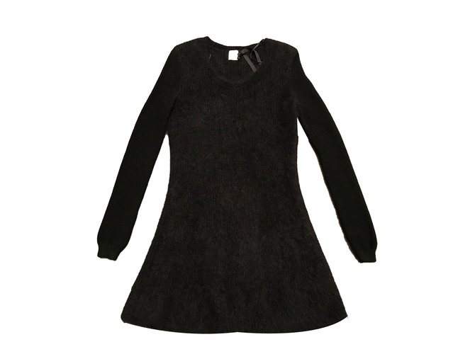 Pinko Dresses Black Wool  ref.54692