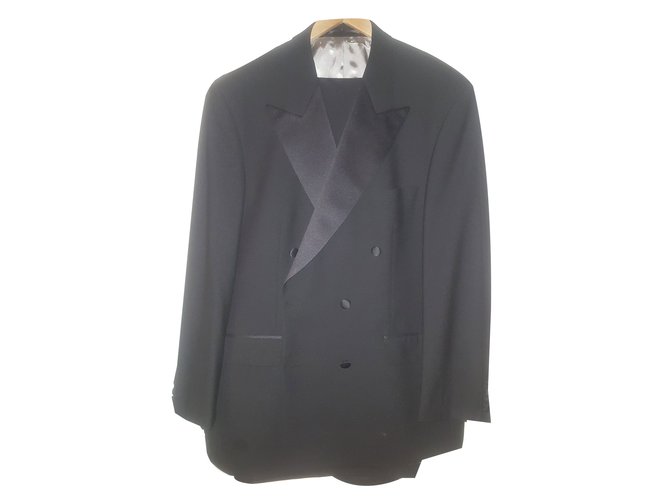 Balmain Evening jacket Black Wool  ref.54693