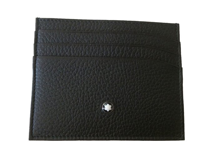 Montblanc Wallets Small accessories Black Leather  ref.54706