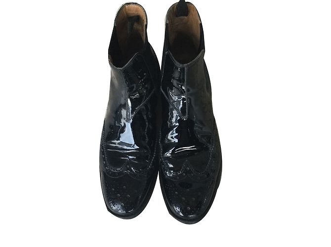 Botines Church's de charol negro 37.5