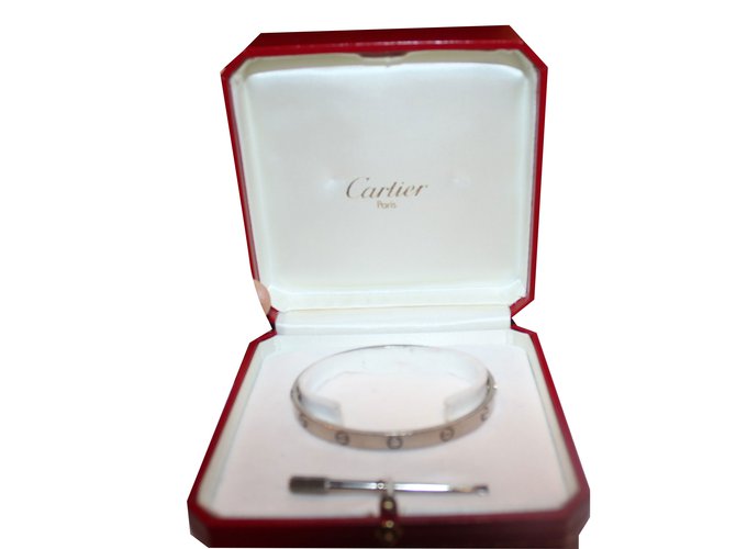 Love Cartier AMOR Blanco Oro blanco  ref.54761