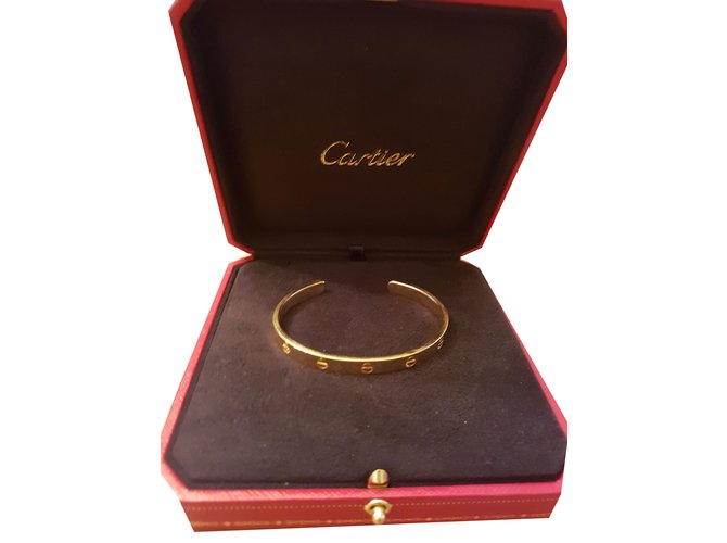 Love Cartier LIEBE Armband Golden Gelbes Gold  ref.54848