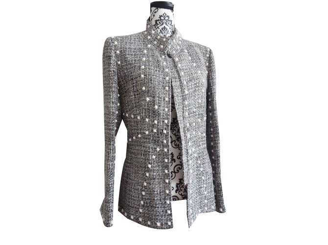 Casaco de tweed multicolor Chanel Multicor  ref.54918