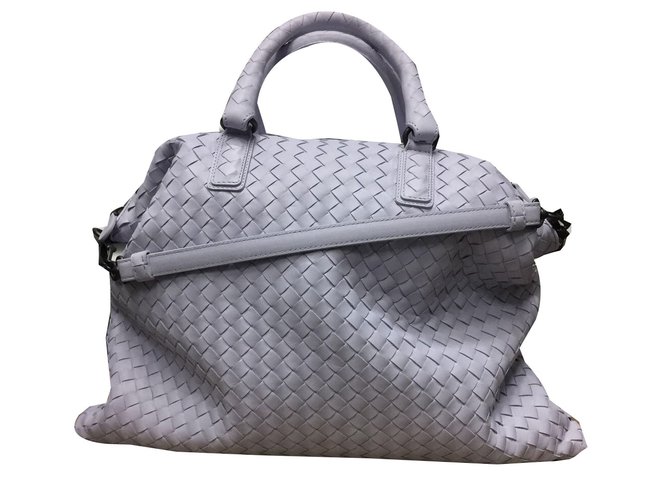 BOTTEGA VENETA Intrecciato Woven Nappa Leather Convertible Tote Bag