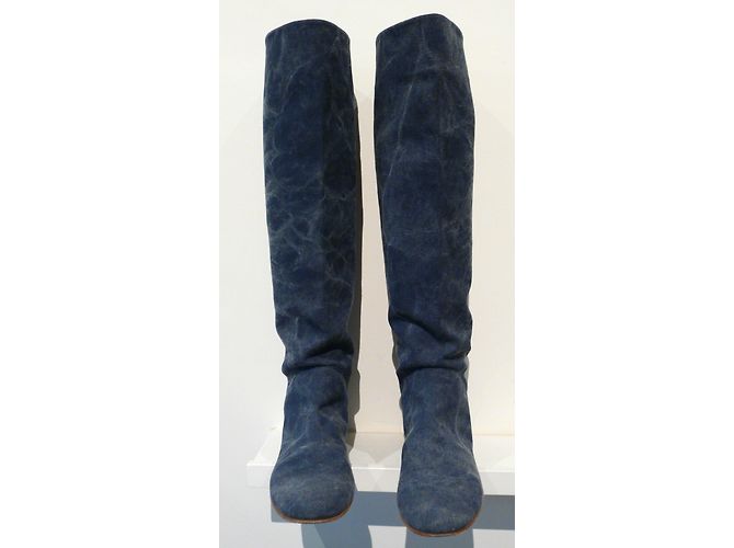 Autre Marque Botas Gemelli TURZI de tela denim azul