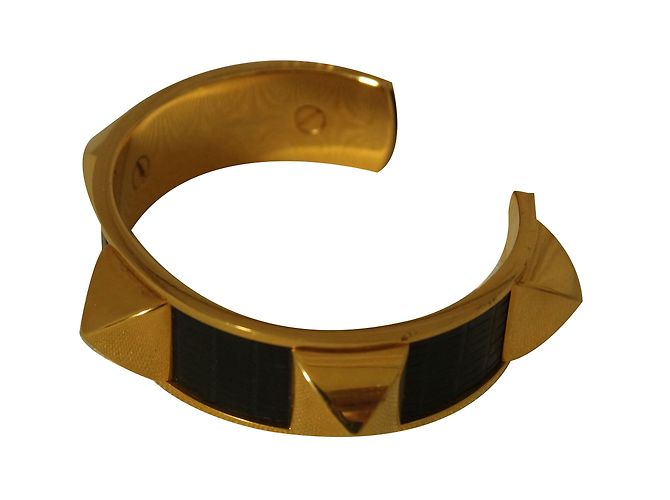 Hermès Collier de Chien bracelet navy blue lizard leather 