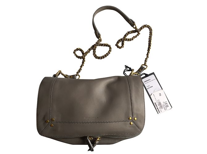 Bolsa Jerome Dreyfuss Bobi em couro cinza
