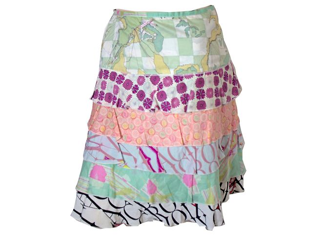 Gonna Rara Christian Lacroix in cotone multicolore