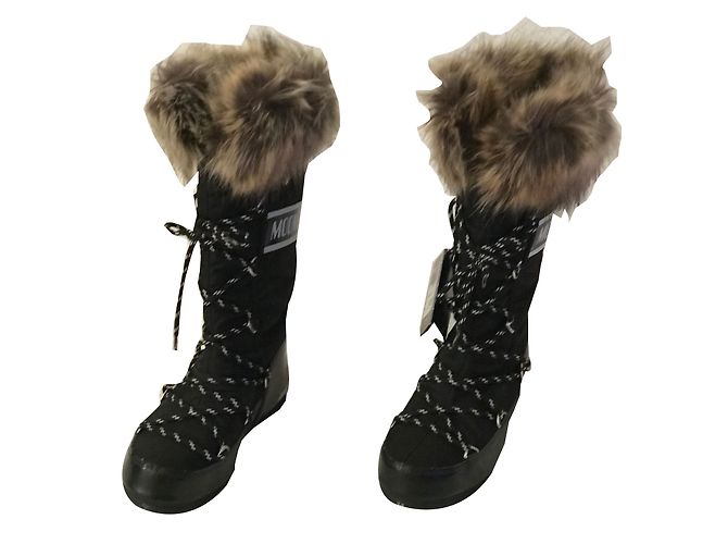 Autre Marque Moon Boots Pretas Preto