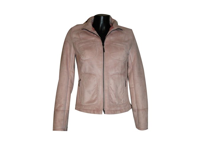Balmain Jackets Pink Polyester Acrylic  ref.55239
