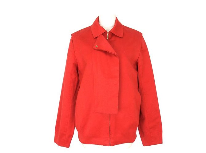 Louis Vuitton Alpaca Lined Damier Jacket Red  ref.55349