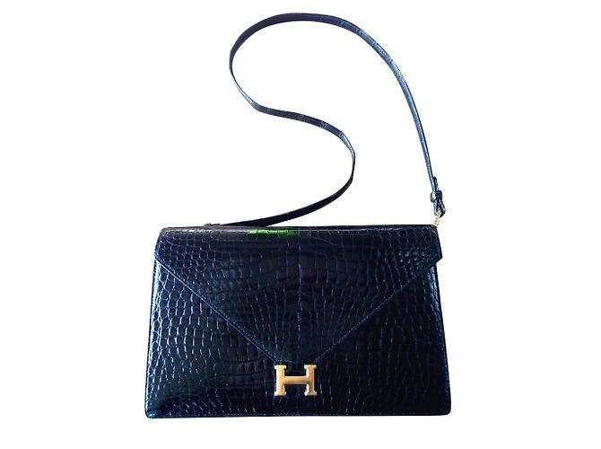 Hermès Lydie Nero Pelli esotiche