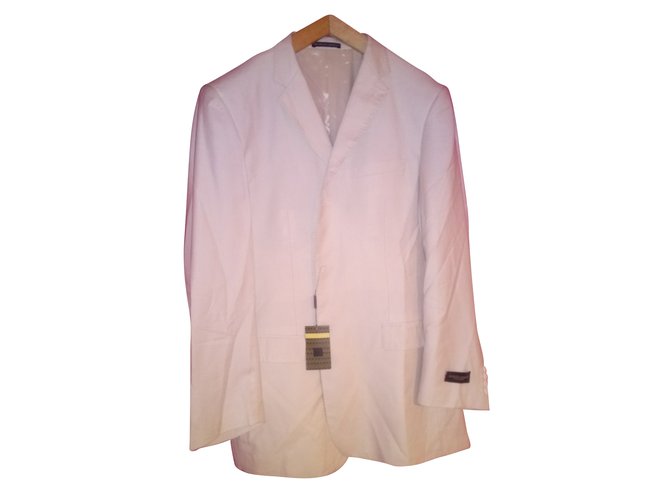 Giorgio Armani Blazers jackets Cream Polyester  ref.55435