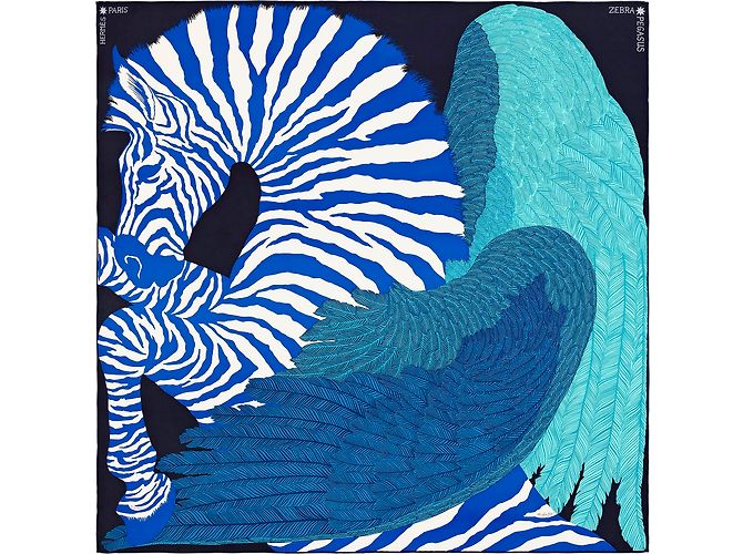 Hermès ZEBRA PEGASUS Azul