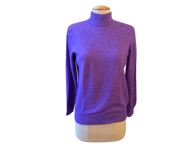 Autre Marque Victoire Knitwear Purple Silk  ref.55491