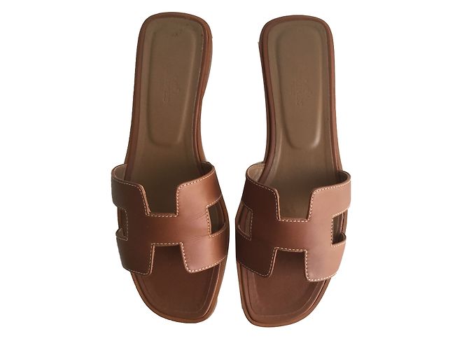 Hermès Oran Marrone Pelle
