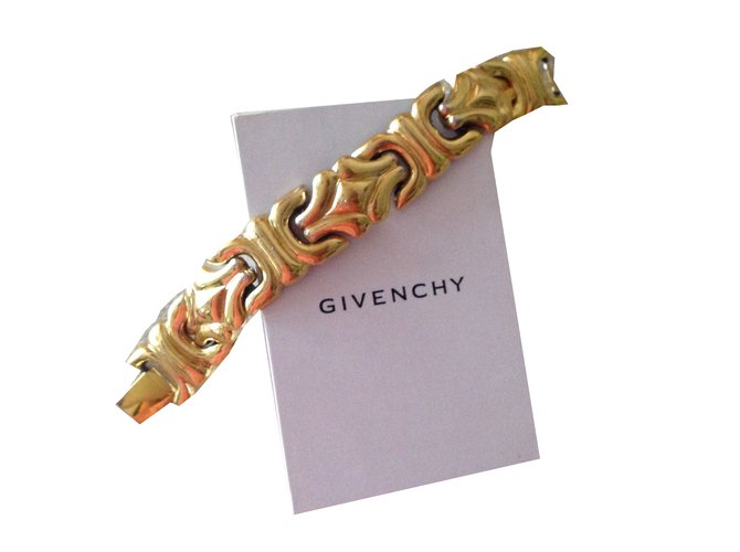Givenchy Art Deco Dourado Metal  ref.55700