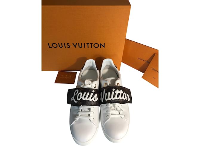 Louis Vuitton Frontrown 2018 Cuir Blanc  ref.55726