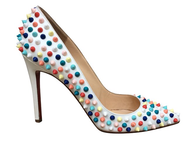 Christian Louboutin Heels Multiple colors Leather  ref.55734
